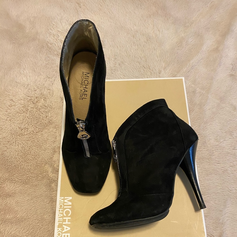 Michael Kors black booties